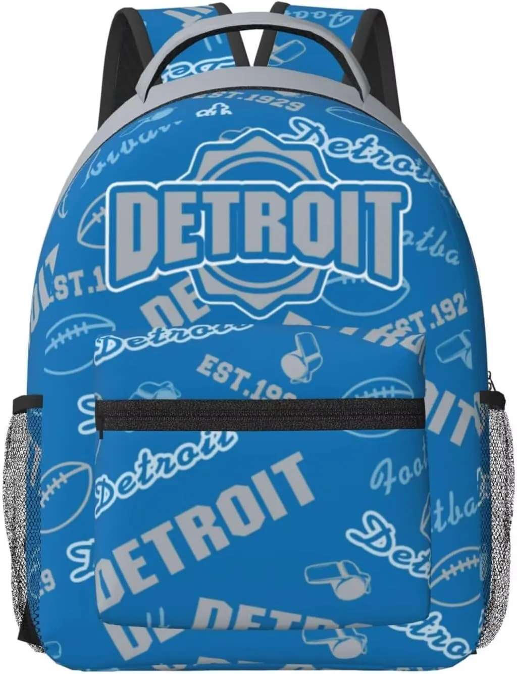 Detroit Backpack for Boys Girls, Sports Backpack,Suitable For School Use,Gift For Men Women Fans