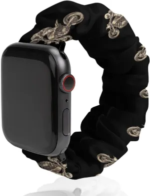 Dirt Motorcycle Mountain Biking Fashion Watch Strap Scrunchies Wristbands Compatible With IWatch Series