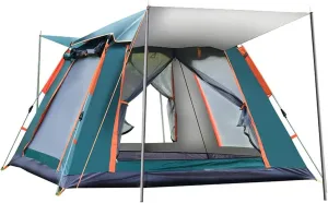 Dome Camping Tent 3-5 Person 4 Season Double Layers Anti-Windproof Tents Family Outdoor Camping Tent