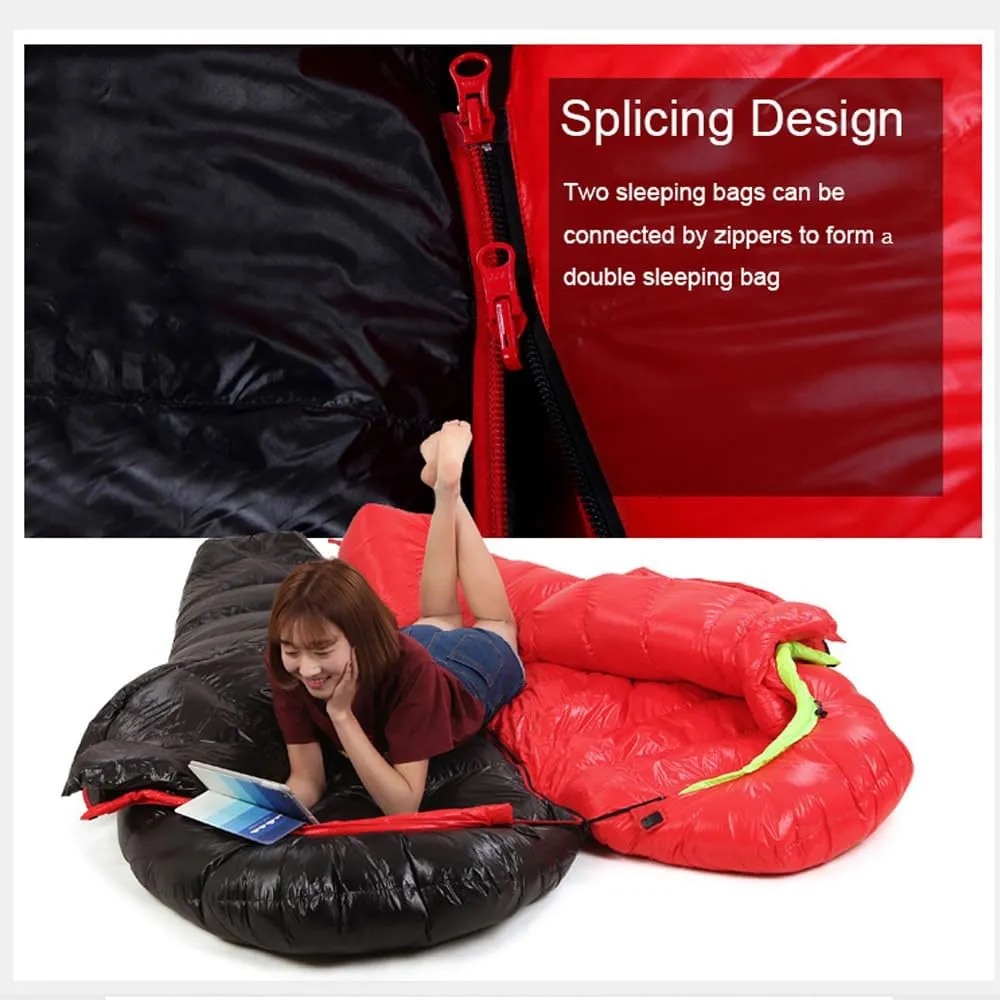 Down Sleeping Bag Down 30F 15F 0F Light Weight Ultralight Mummy Sleeping Bag Adult Waterproof Cold Weather Backpaking Camping Hiking Outdoor Stuff Sack Maintaining