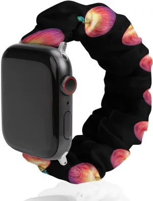 Drawing Fruit Fashion Watch Strap Scrunchies Wristbands Compatible With IWatch Series