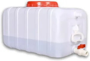 Durable and Reliable Water Storage Containers, Large Drop-Resistant Plastic Water Tank Household Water Storage Solution for Outdoor Camping RV Self-Driving Tour(Size:80L)