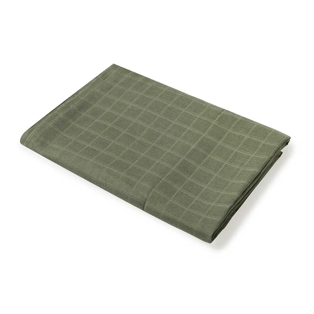 Dusty Olive Muslin Wrap