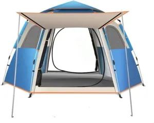 Easy Setup in Under 10 Mins, Included Rainfly Blocks Wind & Rain, Tent for Camping, Festivals, Backyard, Shelter with Rain Fly and Carrying Bag for Camping, Beach, Hiking, and Festivals by Outdoors