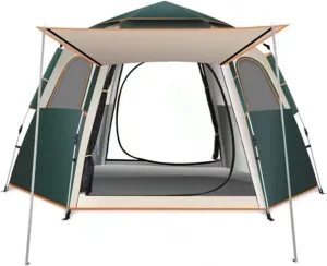 Easy Setup in Under 10 Mins, Included Rainfly Blocks Wind & Rain, Tent for Camping, Festivals, Backyard, Shelter with Rain Fly and Carrying Bag for Camping, Beach, Hiking, and Festivals by Outdoors