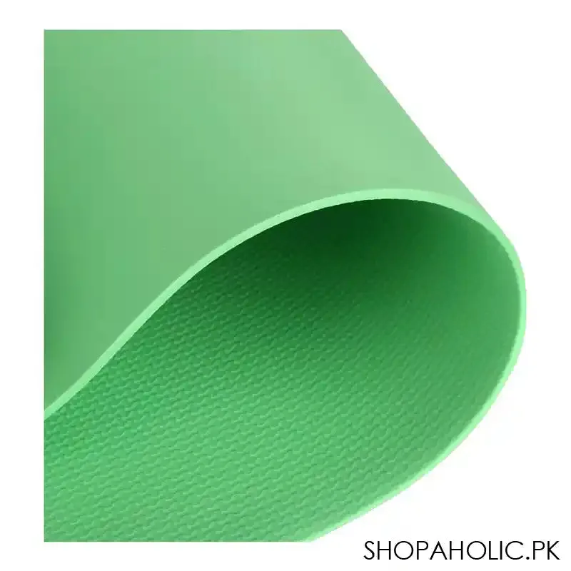Eco Friendly Foldable Yoga Mat, EVA 8mm, For Floor, Pilates, Home Gym, Green
