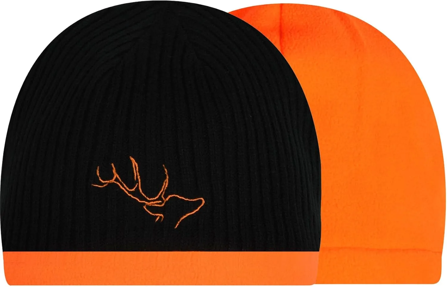 EDTREK Reversible Windproof Fleece Beanie Hat - Warm Winter Hat for Hunting Fishing Camping in Cold Weather