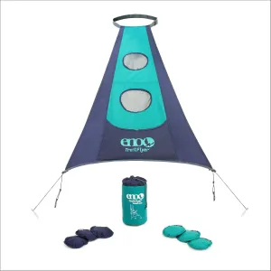 ENO - TrailFlyer Outdoor Game - Outdoor Accessories for Hiking, Camping, Beach, and Festivals - Navy/Seafoam
