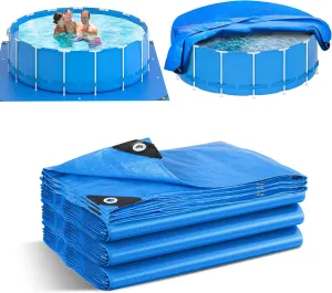 EPN Pool Liner Pad for Above Ground Pools - Extra Large Swimming Pool Ground Mat for Puncture Protection, Heavy Duty Ground Cloth, Extend Liner Life, Durable Pool Tarp Mat (15FT*15FT)