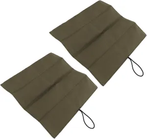EVGATSAUTO Camping Seat Mat, Picnic Seat Mat Foldable Thick Comfortable Compact for Jungle (Mixed Olives)