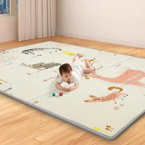 Extra Large Waterproof Activity Play Mat for Babies, Toddlers, Infants - Foldable Play Mat for Floor with Travel Bag - Indoor Outdoor Use (51X71 in)