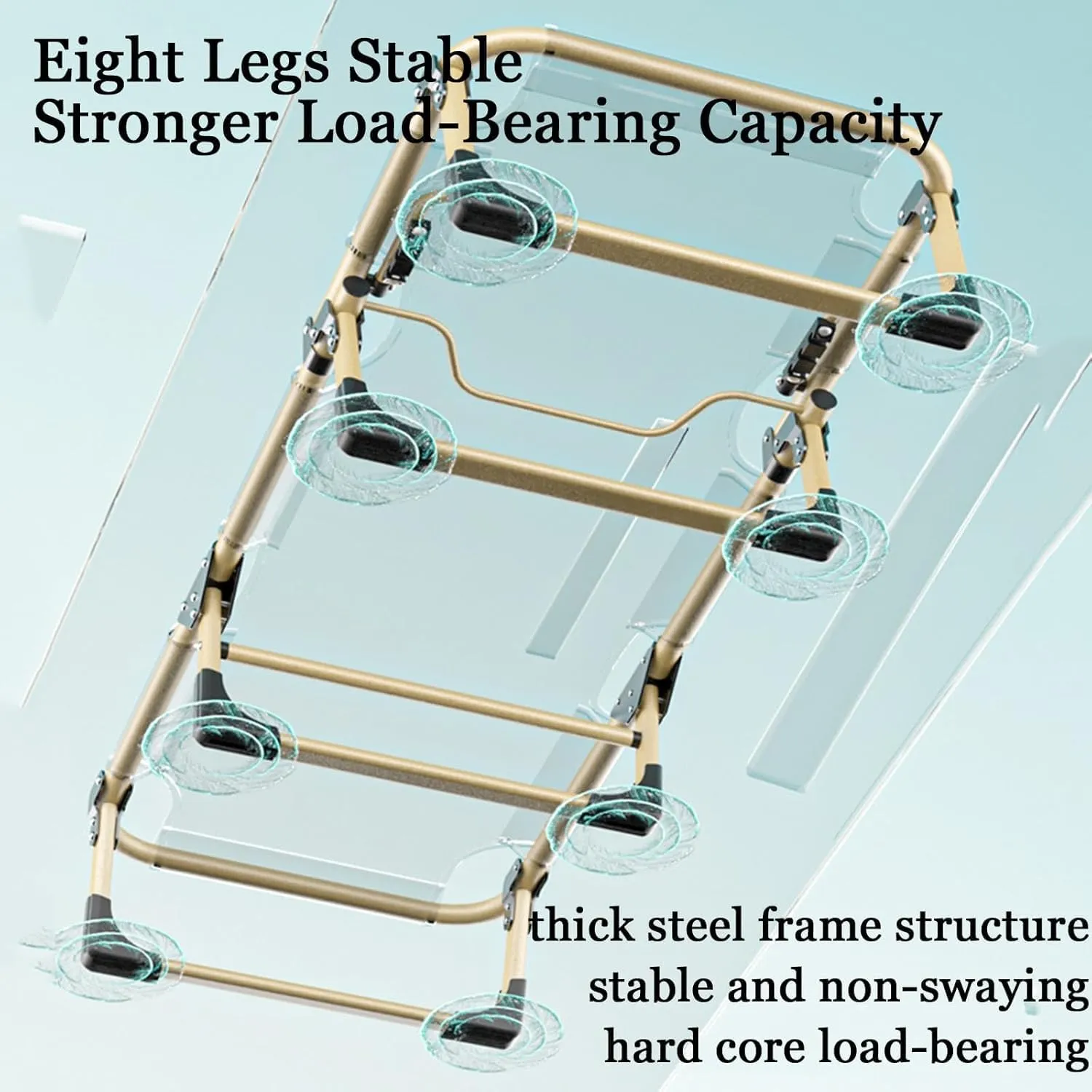 EYPKPL cots for Sleeping Folding Camping Cot 5-Position Adjustable Camping Cots with Mattress Camping Cots for Adults with Pillow Cots for Camping Stretching Freely