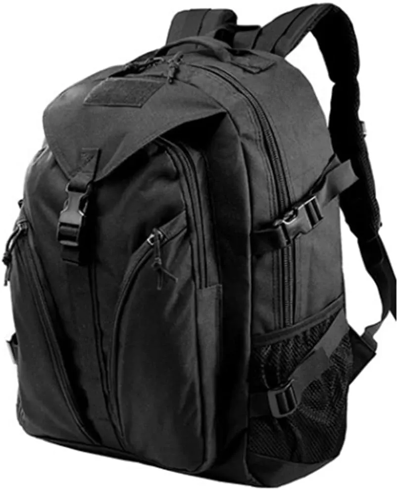 Eysee Oxford Cloth Backpack, Camping Hiking Backpack,Trekking Daypack,Outdoor Backpack, Black, 中号