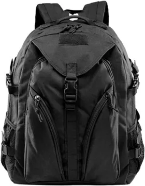 Eysee Oxford Cloth Backpack, Camping Hiking Backpack,Trekking Daypack,Outdoor Backpack, Black, 中号