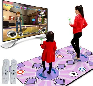 Fabater Dance Mat for TV, Electronic Dance Mat for Kids and Adults, Dancing Game Dance Pad, Wireless Non Slip Dancer Step Pads, Double User Dancing Mat, Girls & Boys