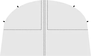 Family Tents with Spacious Interior 8-10 Person Camping Tent Waterproof Windproof Camping Tent Portable for Outdoor Camping Beach (Tent Extension, Grey)