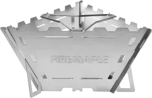 Fire Maple Maverick Wood Stove | Portable Durable Stainless Steel Campfire Stove | Ideal for Camping Backpacking Hiking Trips (Triangle Version)