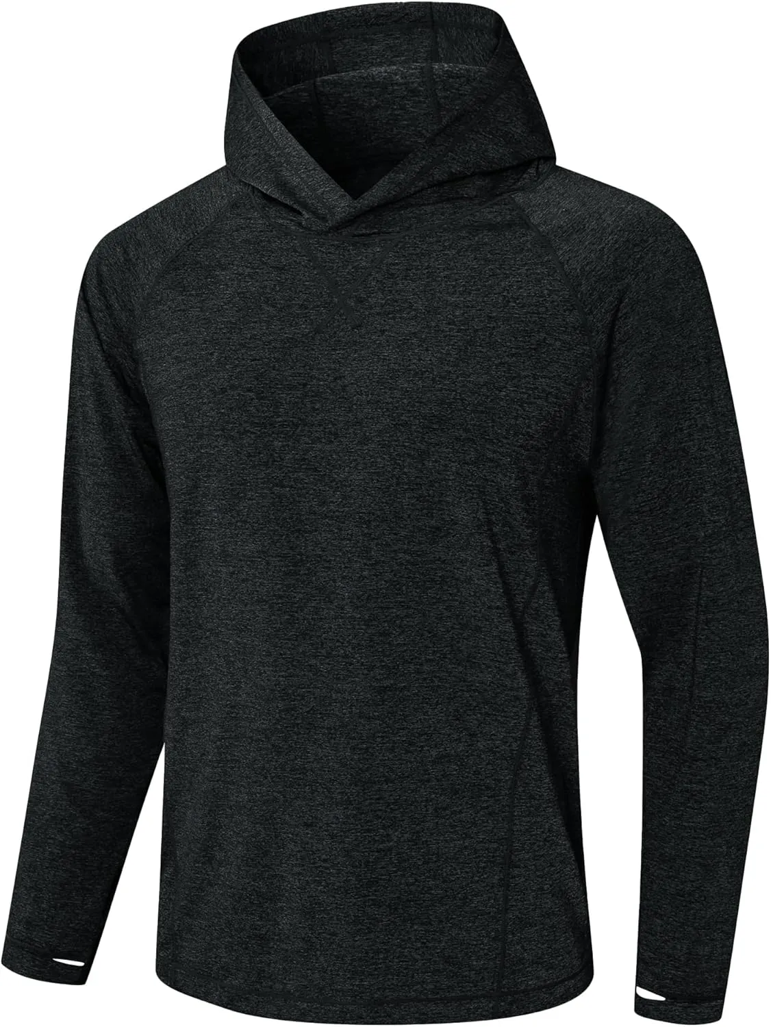 Fishing Shirts for Men Long Sleeve: UPF 100  UV Sun Protection Hoodie - Swimming Hiking Outdoor Running Rash Guard