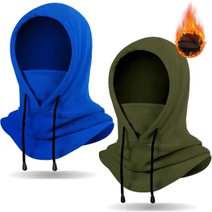 Fivali Winter Balaclava Ski Mask: Fleece Hood Hat Balaclava Face Mask Men Women Warm Face Cover for Cold Weather Gear