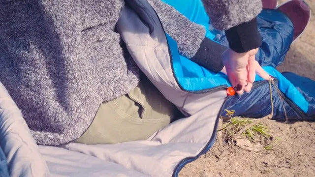 Flannel Sleeping Bag for Adults/Kids Sleeping Bag for Camping