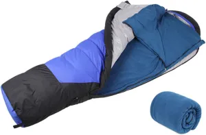 Fleece Sleeping Bag 180x75cm for Winter Camping Camping Sleeping Bag Mattress for Home or