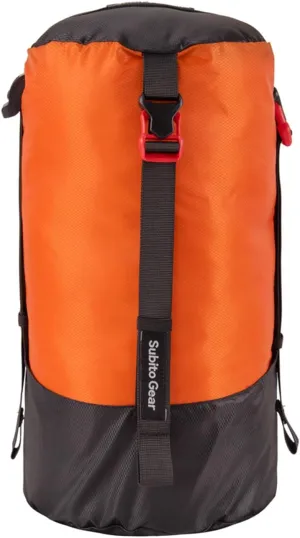 flexman Compression Sack, 2L/6L/8L/18L/25L Lightweight Ripstop Polyester Compression Bag, Water Resistances Sleeping Bag Stuff Sack for Camping Hiking Backpacking
