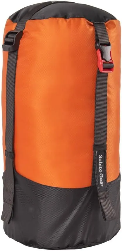 flexman Compression Sack, 2L/6L/8L/18L/25L Lightweight Ripstop Polyester Compression Bag, Water Resistances Sleeping Bag Stuff Sack for Camping Hiking Backpacking
