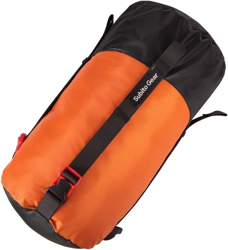 flexman Compression Sack, 2L/6L/8L/18L/25L Lightweight Ripstop Polyester Compression Bag, Water Resistances Sleeping Bag Stuff Sack for Camping Hiking Backpacking