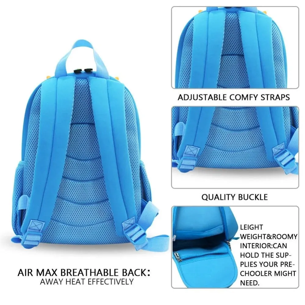Flippi Dinosaur 3D Waterproof Backpack