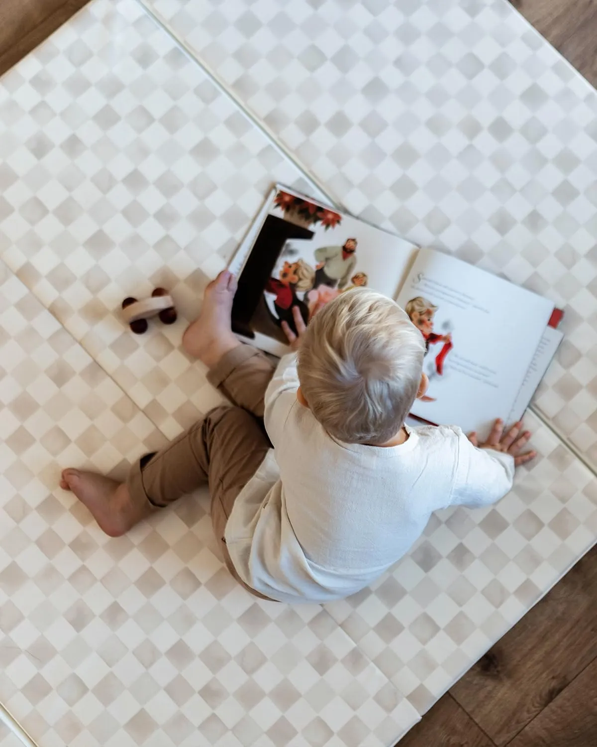 Foldable Baby Tumbling Mat – Padded Baby Play Mat for Floor | Memory Foam Play Mat for Baby | Foldable Kids Play Mat | Durable, Stylish, and Cushioned Design