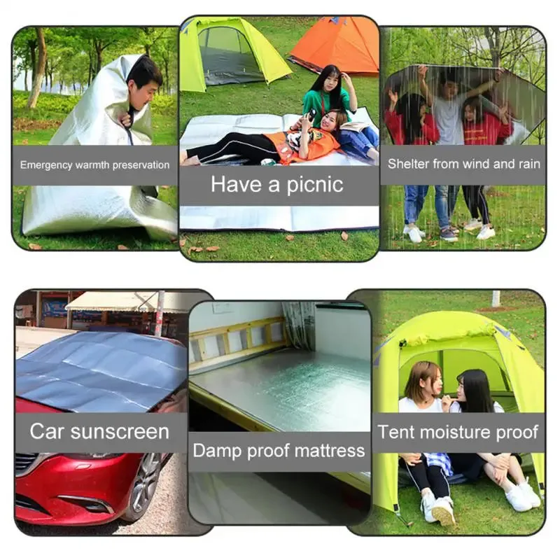 Foldable Insulated Outdoor Sleeping Pad - Moistureproof, Stay Warm, 100-300cm