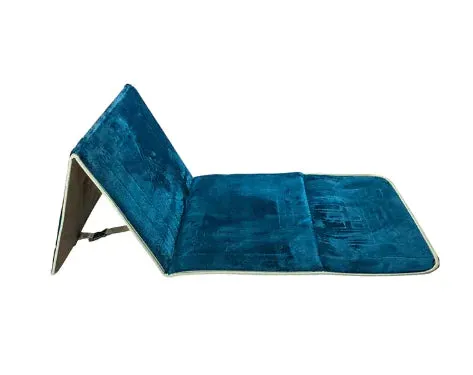 Foldable Prayer Mat with Portable Back Support (One Piece)