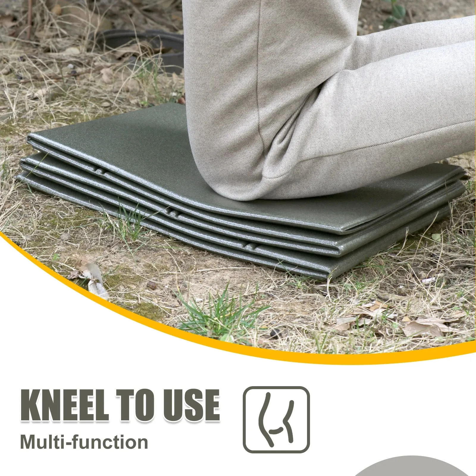 Foldable Tactical Sleeping Mat – Waterproof Foam Pad for Camping, Kneeling & Outdoor Use