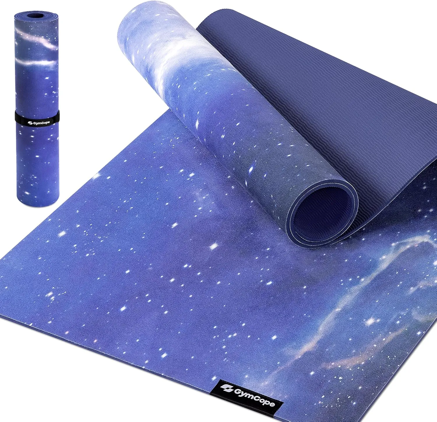 Foldable Yoga Mat for Travel, 68"x24" Folding Travel Gym Mat for Women Yoga Studio, Packable and Portable Pilates Mat with Storage Bag Easy to Carry, Lightweight Travel Workout Mat, 2mm/4mm