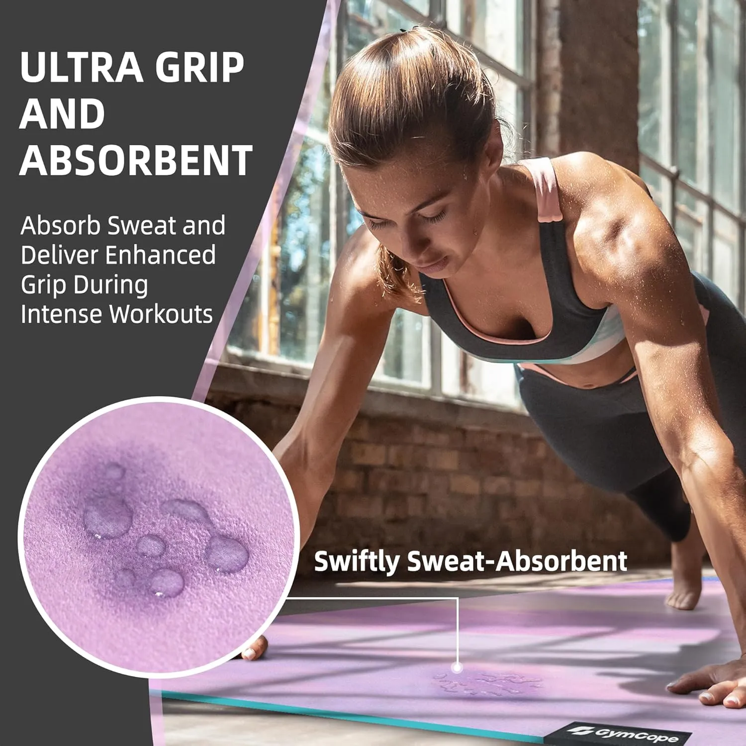 Foldable Yoga Mat for Travel, 68"x24" Folding Travel Gym Mat for Women Yoga Studio, Packable and Portable Pilates Mat with Storage Bag Easy to Carry, Lightweight Travel Workout Mat, 2mm/4mm
