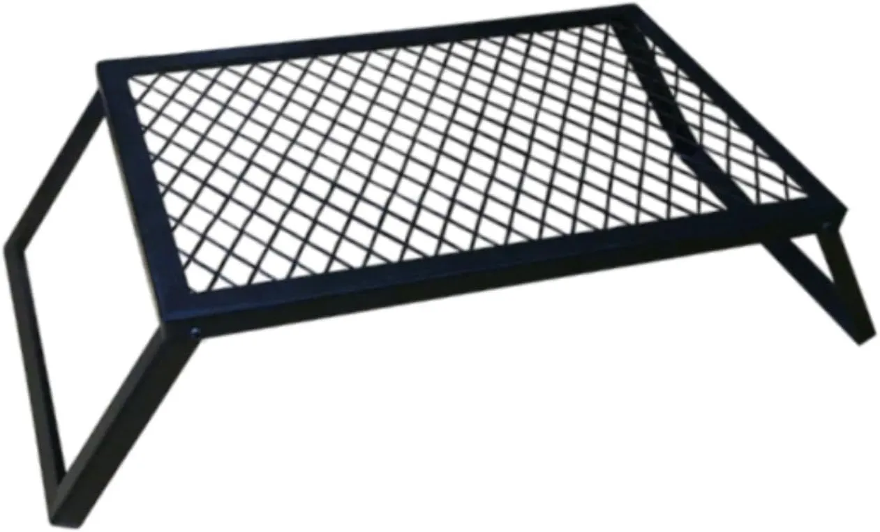 Folded Campfire Grill Grate Portable Multifunctional BBQ Grill Camping Grill for RV Camping Hunting Adventures Trip Fishing