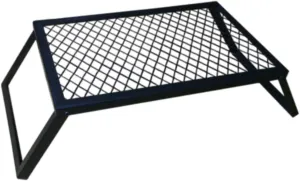 Folded Campfire Grill Grate Portable Multifunctional BBQ Grill Camping Grill for RV Camping Hunting Adventures Trip Fishing