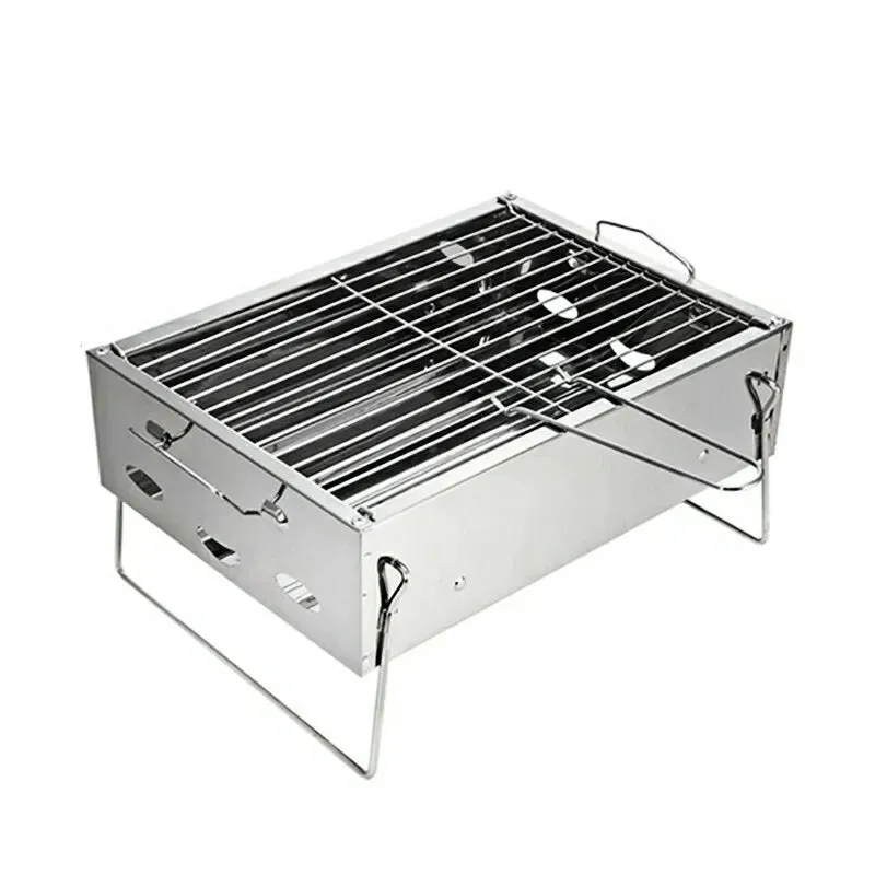 Folding BBQ Barbecue Grill Portable Charcoal Stove for Camping Garden