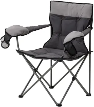 Folding Camping Chair with Mittens, Insulated Portable Seat for Cooler Weather, Outdoor Chair with Mesh Pockets Carry Bag