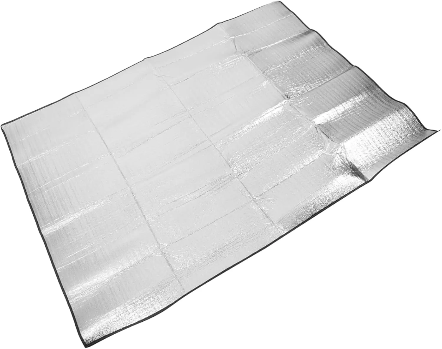 Folding Camping Sleeping Pad Aluminum Outdoor Mat with Carry Cushioned Picnic for Tent and Beach Use