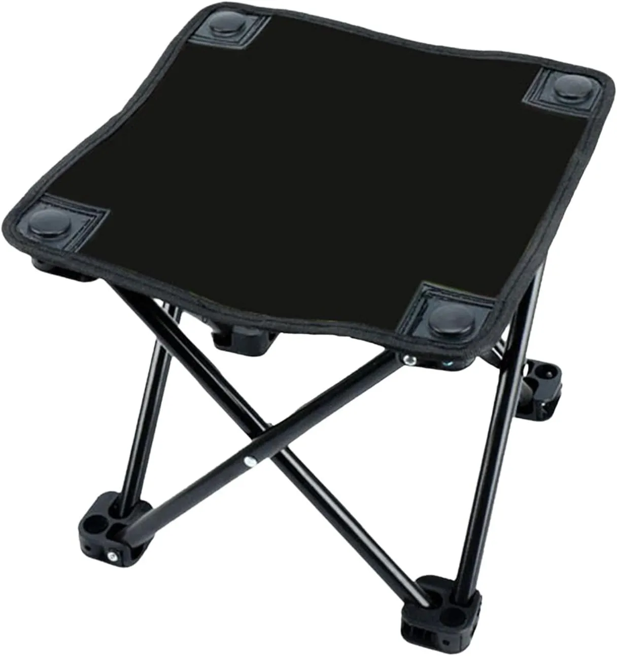 Folding Camping Stool Saddle Chair Multifunction Under Desk Footstool Stool Fishing Chair for Gardening BBQ Patio
