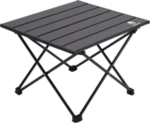 Folding Camping Table, Aluminum Folding Table, Portable Picnic Table with Easy Carrying Bag for Outdoor, Camping, Beach, BBQ, Party (M, Black)