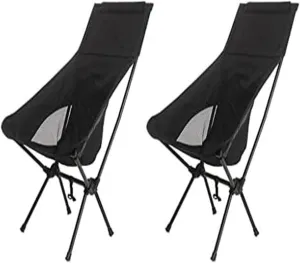 Folding Chair,Fishing Chair, Folding Chair Portable Camping Fishing Bench Picnic Leisure Recliner Camping Chair(Black)