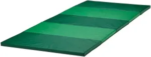 Folding Gym Mat, Thick Exercise Mat, Non-Slip Portable Floor Mat for Yoga, Home Workouts, Lightweight & Easy to Fold for Storage, Green, 30.75 x 72.88 inches