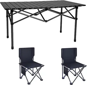 Folding Picnic Table, Party Tables, Portable Tables Folding with Carry Bag for Outdoor Cooking, Picnic, Camp (Color : B, Size : 37x23x20in/95x57x50cm)