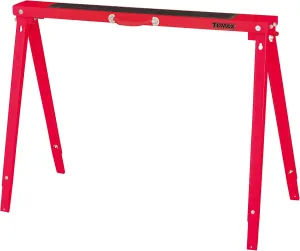 Folding Sawhorse Height Adjustable 440lb Weight Capacity Single Pack