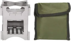 Folding Wood Burning Folding Wood Burning Stove Folding Camping Stove Camp Stoves Backpacking Stoves Camping Portable Wood Stove Backpack Stove Stove Stainless Steel Mini Cooker
