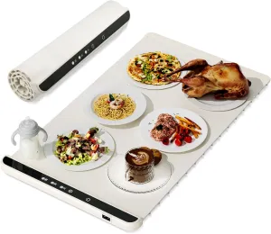 Food Warming Mat for Food Warmers for Parties Buffet Servers and Warmers, Electric Warming Trays for Buffets Party, Portable Food Warmers for Food Trays Buffet Warmer Rollable & Portable Food Warmer