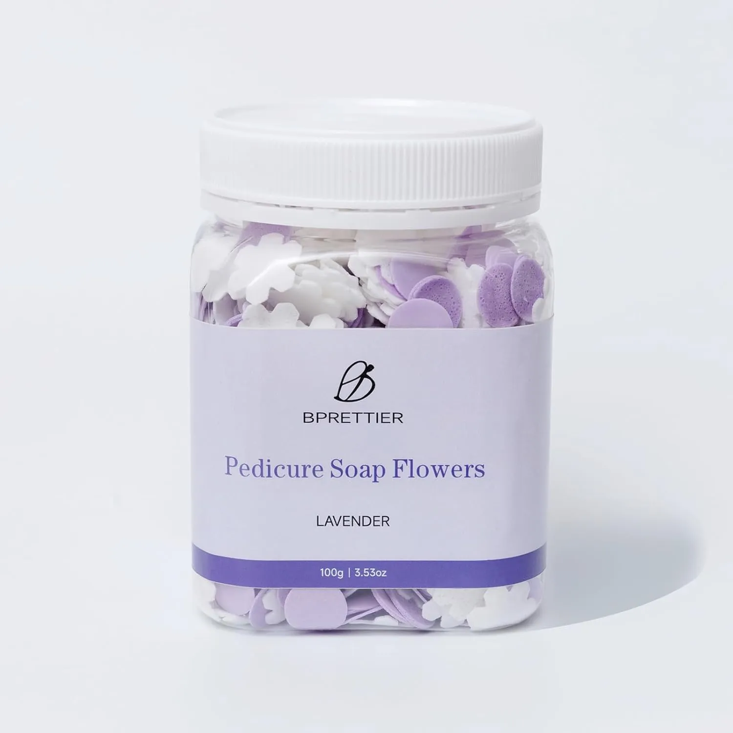 Foot Soak Flower Soap Sheets Pedicure Foot Soaks for Softens Calluses Moisturizing Relaxing Feet Pedi Party, Birthdays, Sleepovers Use (Lavender)