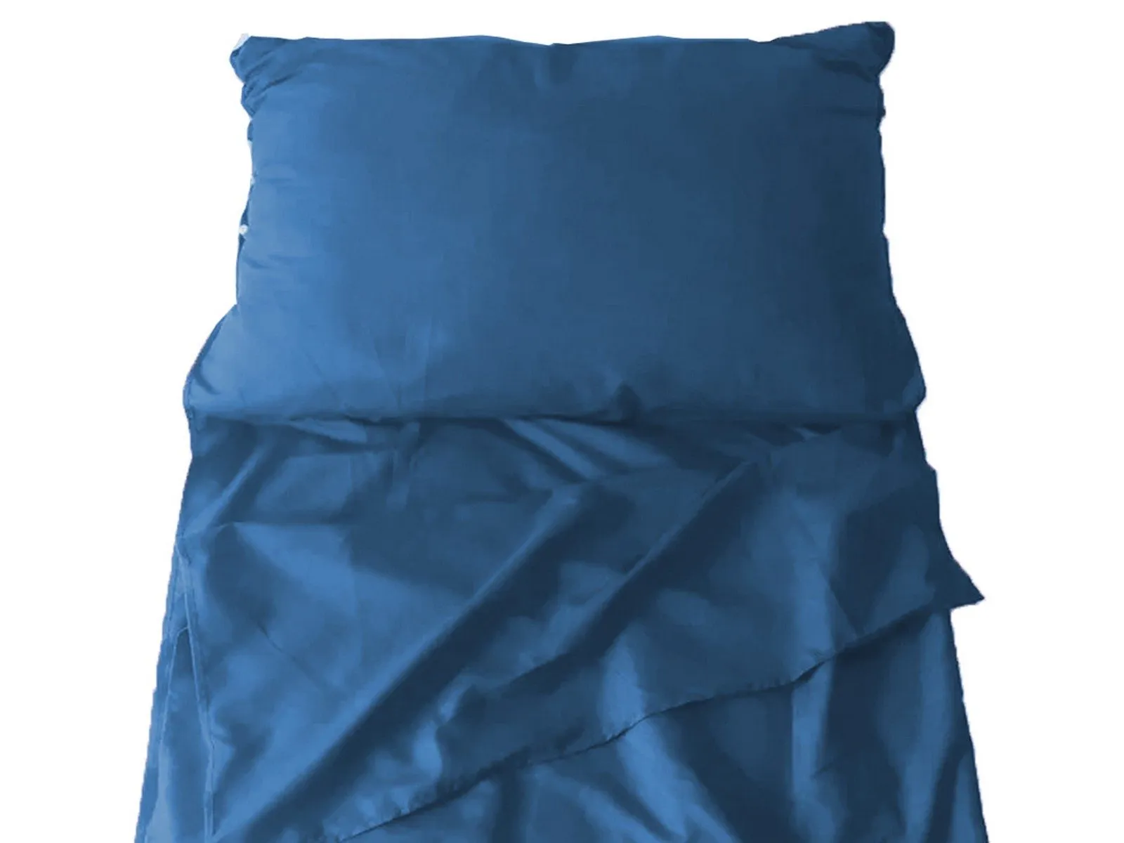 for Camping - Travel Chic Portable All-inclusive Bag Liner Blue 1Pc Sheet Sleeping 75x210cm